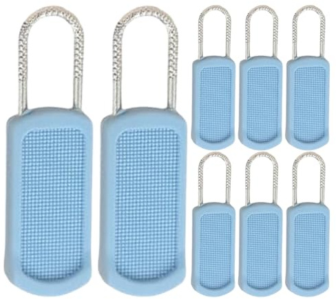 Tirette de fermeture éclair, tirettes de fermeture éclair | Remplacement de la tirette pour bagages,Languette de à glissière amovible de remplacement, 10X pièces de rechange pour manteau de