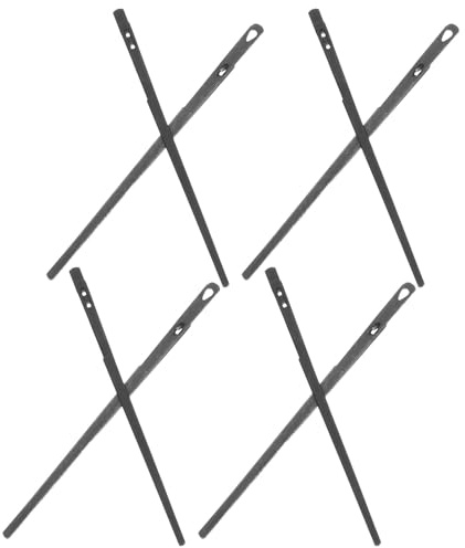 TOMETURE Set di Aghi da Cucito in Metallo per Pelle Doppio e Singolo Occhiello, 8 Pezzi per Artigianato e Progetto Fai-da-Te, Strumenti Versatili per Cucitura Manuale