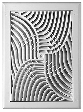 Air Vent Grill 190mm x 260mm with Adjustable Shutter and Fly Screen / Net / Mesh Ducting Ventilation Cover TX4