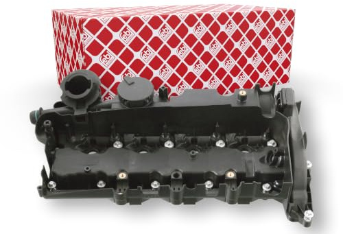 febi bilstein 104094 Ventildeckel mit Entlüftungsventil und Dichtung , 1 Stück | Kompatibel mit: BMW 1, 1, 1 Cabriolet, 1 Coupe, 3, 3 Cabriolet, 3 Coupe, 3 Touring, 5, 5 Touring, X3