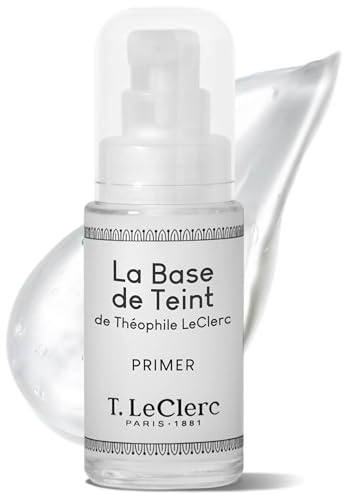 T.LeClerc Primer Makeup Gesicht 30 ml – Make Up Primer – Make-up Basis ohne Silikon – Poreless Primer – Langanhaltend, Mattierend & Feuchtigkeitsspendend – Für alle Hauttypen - France