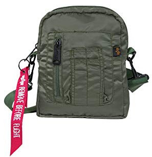 Alpha Industries Crew Carry BagAlph Unisex Umhängetasche Sage-Green