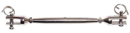 Forniture Nautiche Italiane TENDITORE Inox M16 Forcella