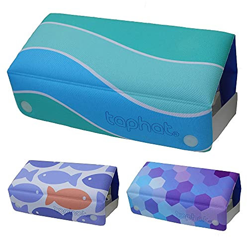 Taphat Bath Tap Cover and Guard for Kids and Adults – Modern Stylish Design, High-Impact Foam Protector, Snug Secure Fit, Rip Proof, Machine Washable, Made in the UK, Fits Standard and Mixer Bath Taps