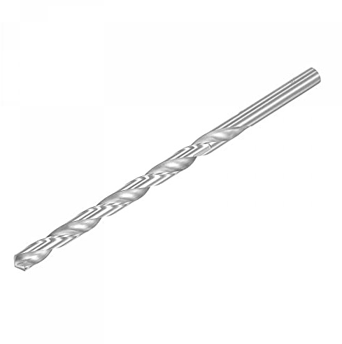 sourcing map 6542 High Speed Steel Straight Shank Twist Extra Long Drill Bit, Uncoated 10.5mm Drill Diameter 200mm Length