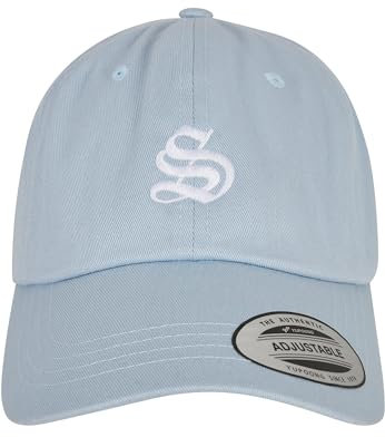 Mister Tee Unisex Letter Lightblue Low Profile Cap S, one Size