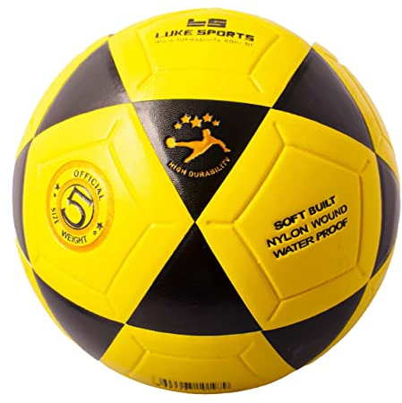 Luke Sports futvolleyball Ball Size 5 Yellow Ball Special Futvolley 5