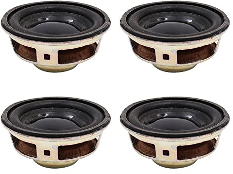 Hsthe Sea 4 STÜCKE Runder Mikrolautsprecher Durchmesser 1,5 Zoll 4 Ohm 3 W Audiolautsprecher Stereo-Woofer-Lautsprecher für Arduino