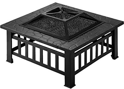 PEVSCO Table Barbecue Ménage intérieur Barbecue Table extérieur Charbon de Bois Barbecue poêle Barbecue Charbon de Bois Table Cour Chauffage poêle Cuisson thé pour Barbecue extérieur
