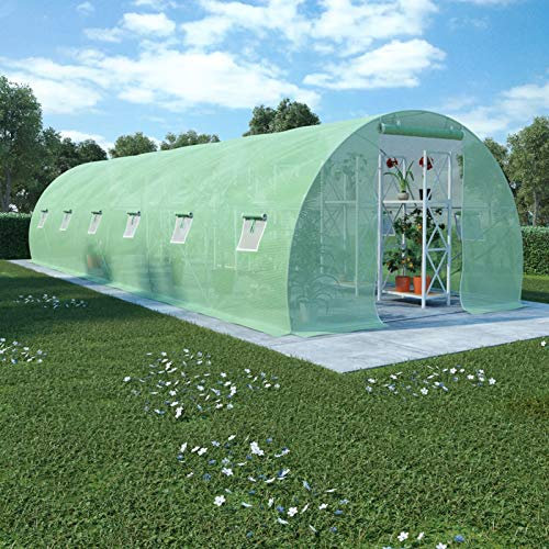 CIADAZ Gewächshaus 27m² 900x300x200 cm, Frühbeet, Tomatenhaus, Treibhaus, Greenhouse, Garten Zubehör - 45537