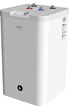 COSMO Warmwasserspeicher 160 L mit Wärmetauscher Unterstell-Speicher für Wandhängende Wärmeerzeuger Stahl Emailliert PU-Dämmung Energieeffizienzklasse B Modell CSTS 160 Weiß