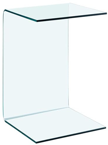 vidaXL Table d'appoint 40x40x60 cm Verre trempé