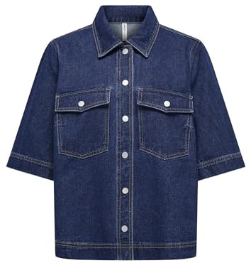 ONLY Denim Shirt ONLBELLE Denim Shirt M, Dark Blue Denim 1, M