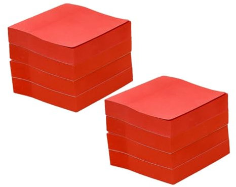 OFFSCH 100blätter Kleine Quadratische Selbstklebende Notizblöcke Blöcke Auffällige Farbe Reichlich Platz Zum Schreiben Für Klassenzimmer Büro Und Studienbedarf
