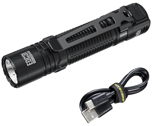Nitecore taktische Taschenlampe EDC31 USB-aufladbare LED-Taschenlampe, besonders helle 3500 Lumen, kompakte Outdoor-Taschenlampe mit langer Laufzeit