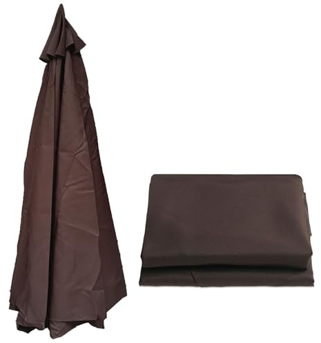 ELYSYSRL Toile de Rechange de Parasol Jardin À 6/8 Baleines, Housse de Rechange 200/270/300/350cm, pour Jardin, Terrasse, Cour, Plage, Piscine, Marché(Color 7,3.0M 8 Ribs)