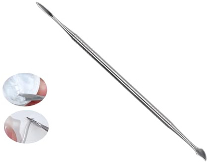Stainless Steel Large Nails Art Filling Spatula Nails Art Carving Spatula with Ergonomic Handle for Enhanced Control