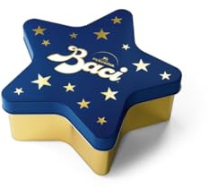 Baci Perugina Latta Stella Cioccolato Fondente Latta da 50 g Natale Regalino