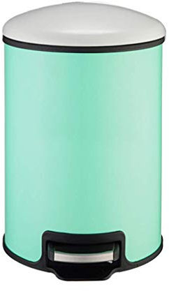 WXJLYZRCXK Bac de Pédale, Poubelles de Gaspillage de Gaspillage de La Pédale Créative Pédale En Acier Inoxydable Poubelle de La Chambre À Coucher de La Chambre À Coucher,12L,12L