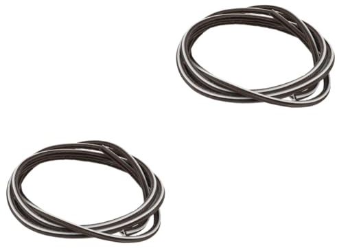 SHINEOFI 2 Pièces Bande De Sceau De Porte En Bois Portes Bloqueur De Extérieur Scellage Externe Garniture Balayage De La Décapage Entrepris De L'altération Brouillon Café Mousse