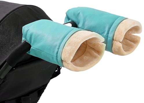 Gants de poussette, coupe-vent, doublure en polaire chaude, accessoires pour poussette, gants pour poussette, pour l'extérieur, la marche, les voyages, les soignants, femmes et hommes