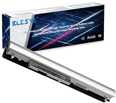 BLESYS 4400mAh 728460-001 LA04 Battery for HP Pavilion 15-N 350 G2 350 G1 Series 728460-001 728461-001 752237-001 776622-001 HSTNN-YB5M LA04 LA04DF TPN-Q129 TPN-Q132 Laptop Silver 14.8V