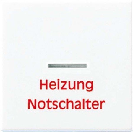 Jung A590HWW Wippe Heizung Notschalter