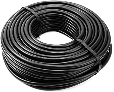 UNYY-J Underground Power Cable 3x 1.5 mm², 25 m, Black