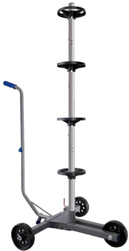 Alpin 72878 Fahrbarer Felgenbaumwagen mit Reifenmerkern