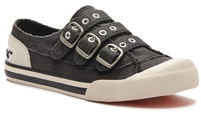 Rocket Dog Damen Jolissa Modischer Sneaker, schwarz, 38 EU