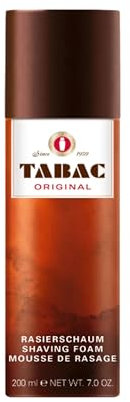 Tabac® Original | Rasierschaum mit dem unverwechselbaren Duft von Tabac Original - optimale Vorbereitung für eine gründliche Nassrasur - Original Seit 1959 | 200ml