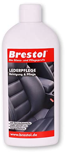 Brestol LEDERPFLEGE 500 ml - Lederpflegelotion Lederreiniger Lederschutz Ledersitze Autositze Auto Leder Glattleder