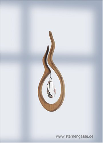 Bartl Deko Holzhänger Shakti Obstbaumholz/Bleikristall, Länge: 16cm, 104108