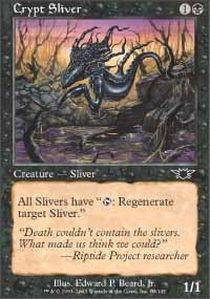 Magic: the Gathering - Crypt Sliver - Legions - Foil