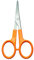 Fiskars Ciseaux de manucure, Courbés, Longueur des ciseaux : 10 cm, Acier/Plastique, Classic, 100081