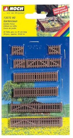 Steccato per orto Altezza 1,2 cm Lunghezza 91 cm (22 Pezzi)