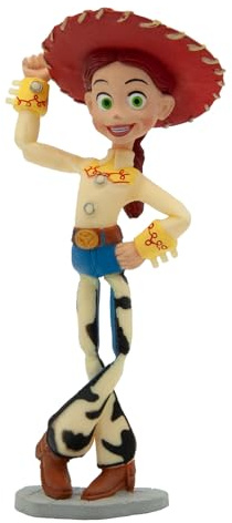 Bullyland 12762 – Leksaksfigur Cowgirl Jessie från Disney Pixar Toy Story, ca 10,2 cm, detaljrik, perfekt som en liten gåva för barn från 3 år