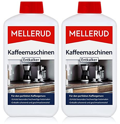 2x MELLERUD Espresso und Pad Kaffeemaschinen Entkalker 0,5 L Set Reiniger