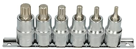 KS Tools 922.1870 Rail de 6 llaves destornillador XZN 55 mm 1/2 M5 – M14