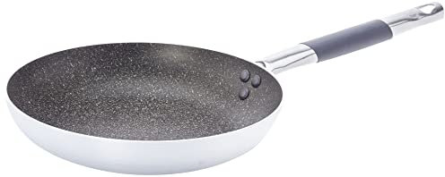 Pentole Agnelli ALSA111BBINF24 Infinity Padella Svasata Bassa, in Alluminio, con Manico Tubolare in Acciaio Inossidabile ”Cool”, 24 cm, Argento