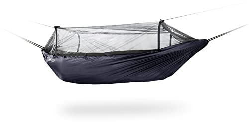 DD Frontline leichte outdoor Hängematte mit Moskitonetz atmungsaktiv schwarz