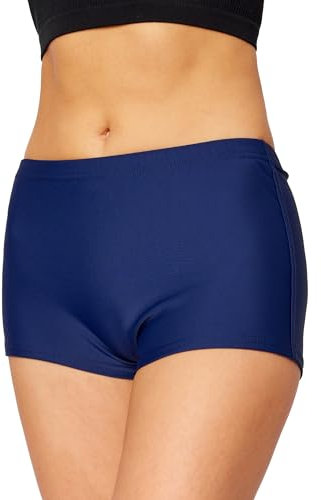 Merry Style Costume a Pantaloncino Nuoto Donna L23L1 (Blu Scuro (6007), IT 42 = DE 36)