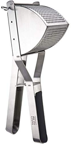 :Large Professional Potato Ricer Masher - Heavy Duty Stainless Steel Vegetable Press Tool Easily Sieves Cooked Veg For a Smooth Tasty Mash. Commercial & Home Kitchen, By Taylors Eye Witness.