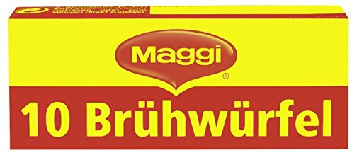Maggi Brühwürfel 40 g Packung Für 10er Pack (10 x 0,25 L)