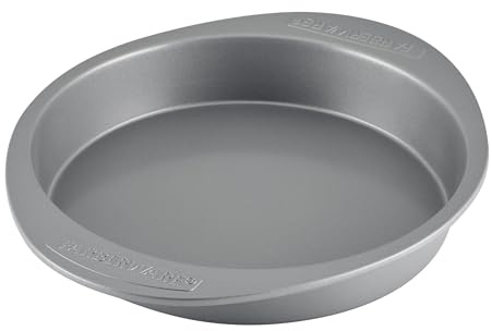 Farberware Nonstick Bakeware 9 Inch Round Cake Pan, Gray