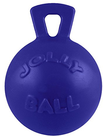 Horsemen's Pride Tug-n-Toss Jolly Ball, 8-Inch, Blue 7562
