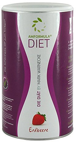 AMFORMULA® Vital & Diet Erdbeere 490g, Mahlzeitenersatz Shake, hochwertige Inhaltsstoffe, Trinkmahlzeit