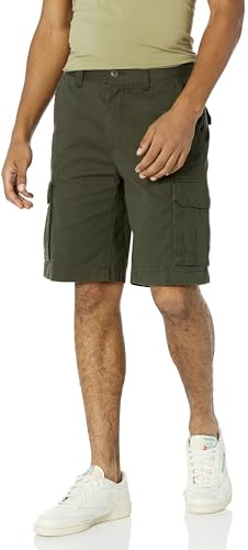 Amazon Essentials Short Cargo à Coupe Classique de 25cm avec Poches Homme