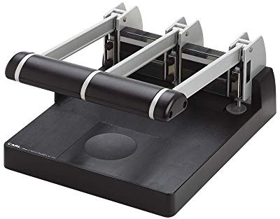 CARL, XHC-150N, Heavy Duty 3-Hole Punch – 150 Sheet Capacity, Precision Alignment, Ergonomic Handle, Jam-Free Steel Construction – Professional Paper Punch for Office, School, or Binder Use.