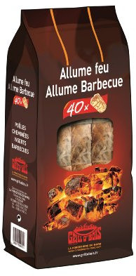Grill O'Bois 77 - Pastillas para encender fuegos